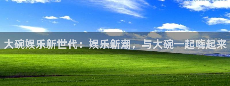 多多28g体育凯捷登陆：大碗娱乐新世代：娱乐新潮，与大碗一起嗨起来
