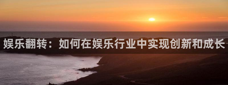 多多28g体育app下载：娱乐翻转：如何在娱乐行业中实现创新和成长